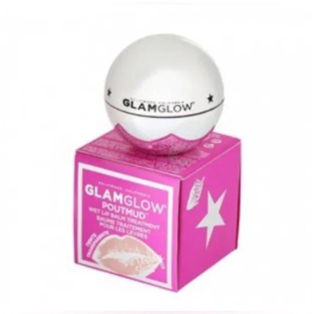 💎 GlamGlow PoutMud Wet Lip Balm Treatment- BIRTHDAY SUIT New In Box Full-Size